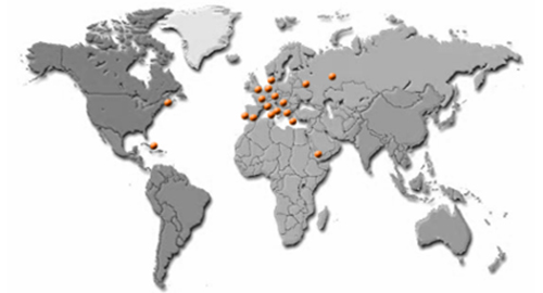 world map